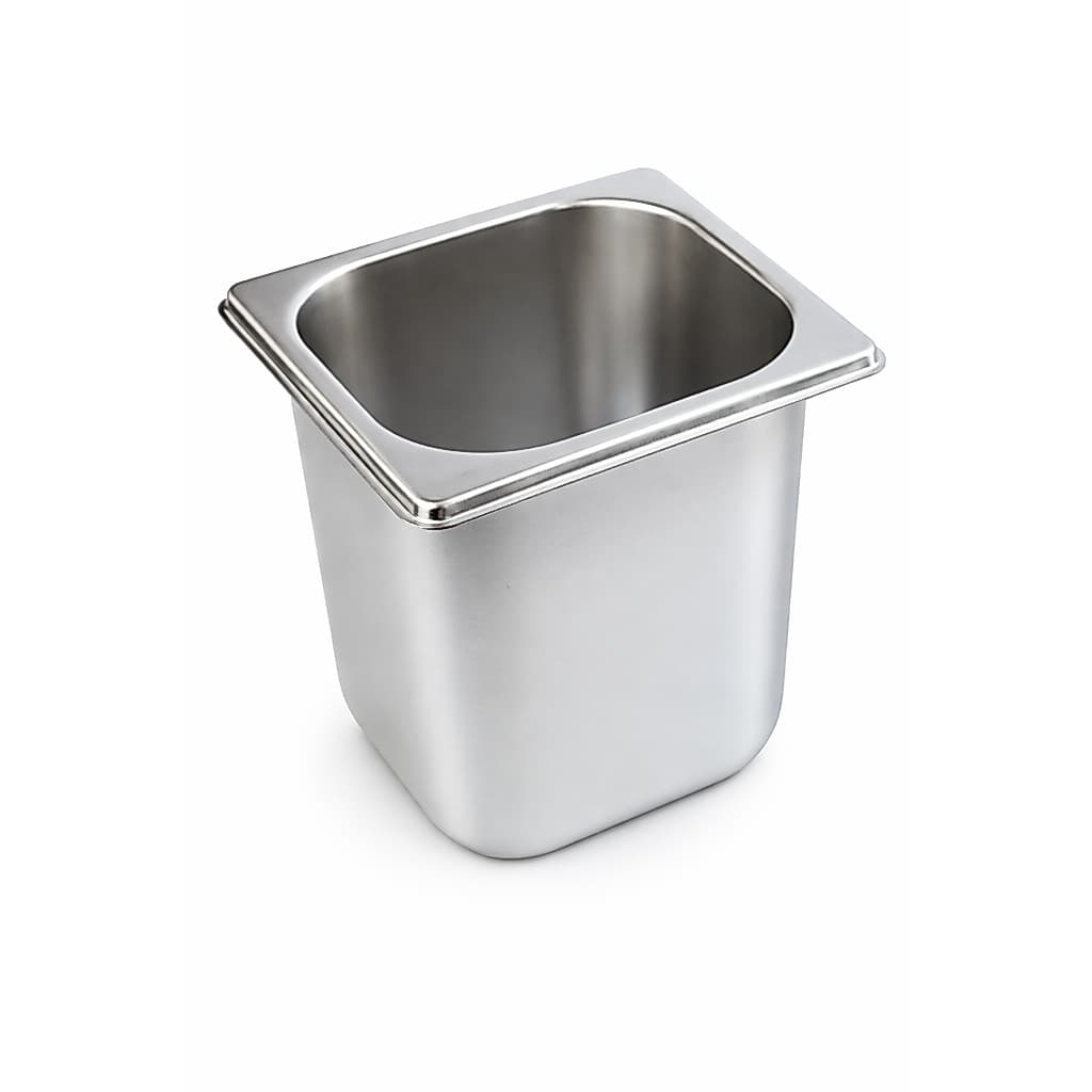 Cuba GN 1/6 150mm Aço Inox - 176x162mm