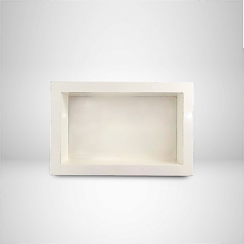 Nicho de Embutir em Mármore Sintético Branco 30x50cm