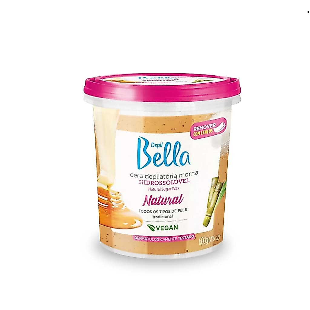 Cera Depil Bella Hidrossolúvel Natural 600g