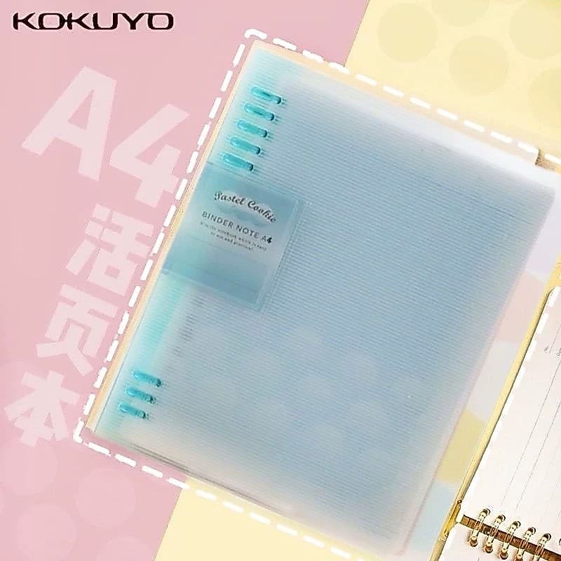 Kokuyo kokuyo biscoito de cor clara A4 caderno de folhas soltas 30 furos/caderno de folhas soltas de luz suave 8 furos c