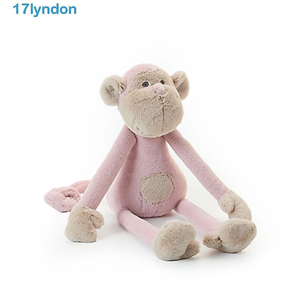 LYNDON Bicho De Pelúcia , Brinquedos De Macaco Kawaii Super Macios , Presentes Para Crianças , Brinquedo Calmante Rosa M