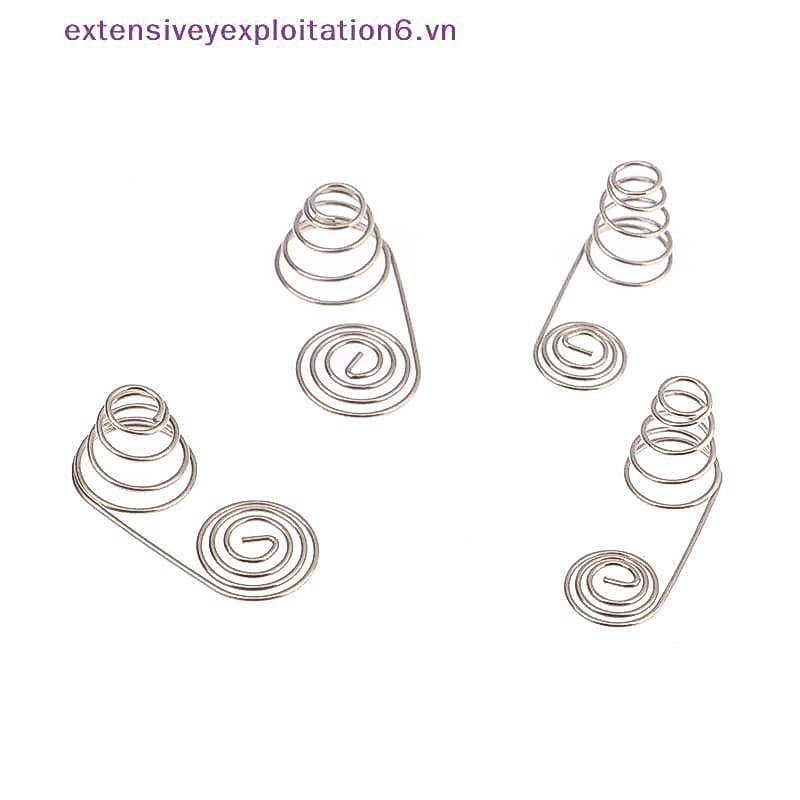 exten 5 Pcs Bateria AA Bobinas Negativas E Positivas Primavera Placa De Contato Mola De Fio NIel .