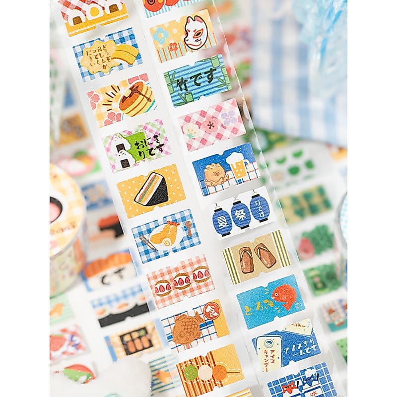 Etiqueta da série estilo japonês antigo, fita cortada, estilo japonês, Material de estilo antigo, manual, faça você mesm