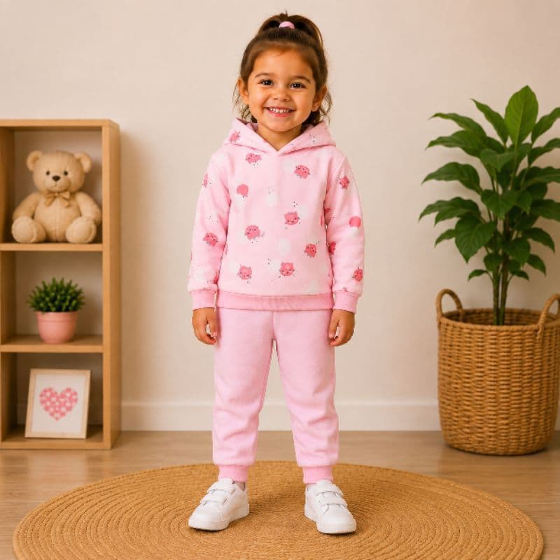 conjunto infantil de moletom com capuz,conjunto de moletom inverno,roupa infantil menina inverno,conjunto premium..