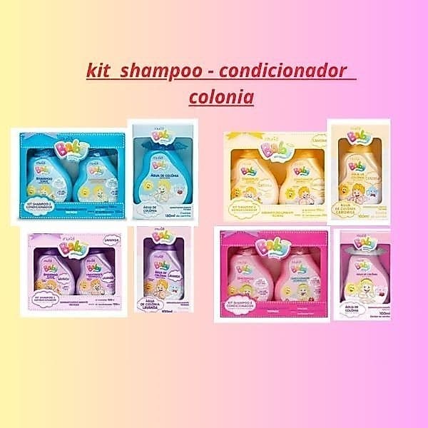 Kit Muriel  Colonia - Shampoo - Condicionador  100 ml
