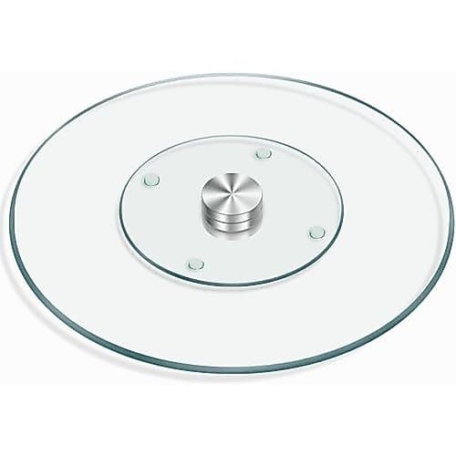 Prato Giratorio Confeitaria Vidro Resistente 30cm Suporte Bolo Decoracao