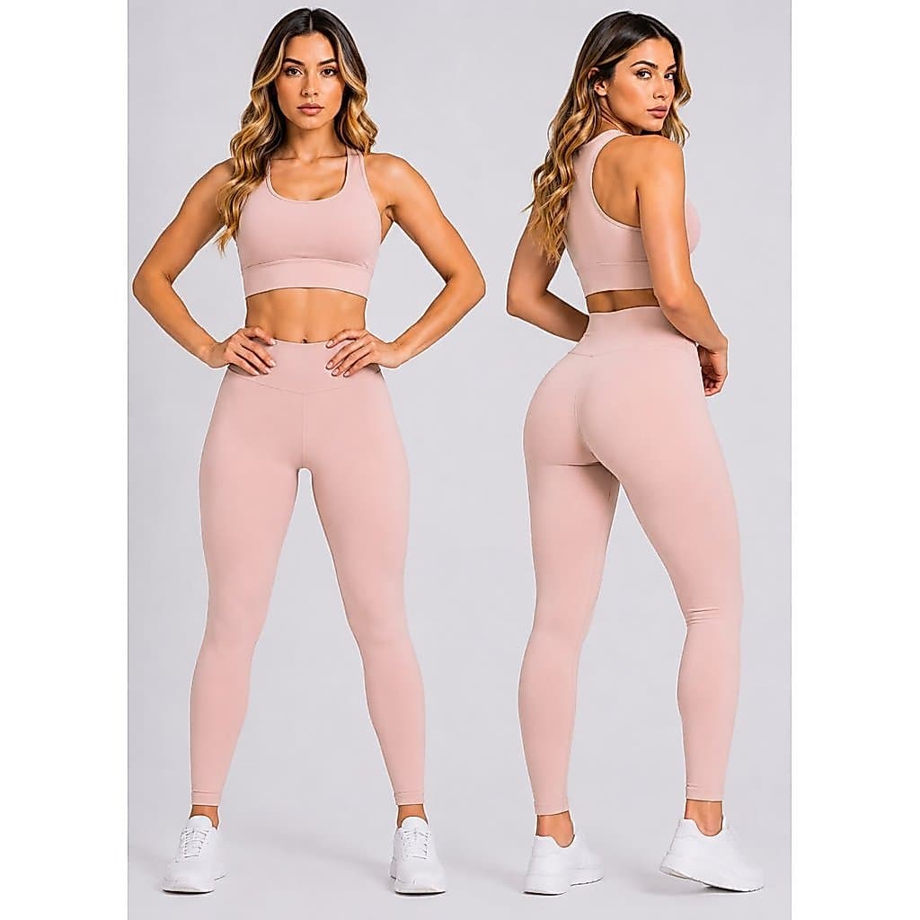 Calça Legging Feminina Blackout Zero Transparência Moda Fitness