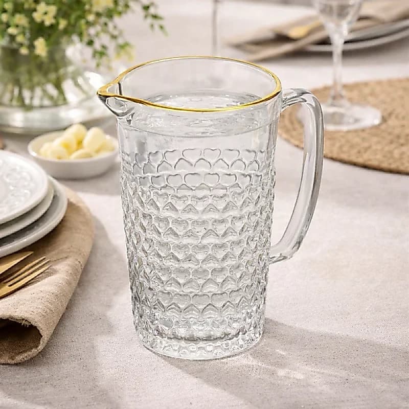 Jarra Suco Agua Acrílico 2.6 Litros com Tampa Cozinha