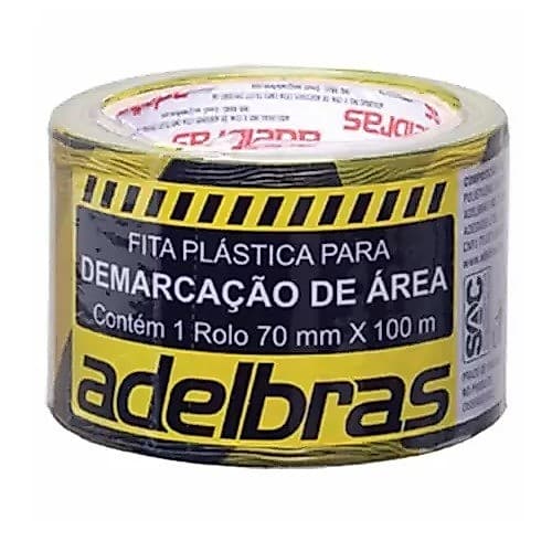 Fita Demarcacao de Area 975 70x100 Zebrada - Adelbras