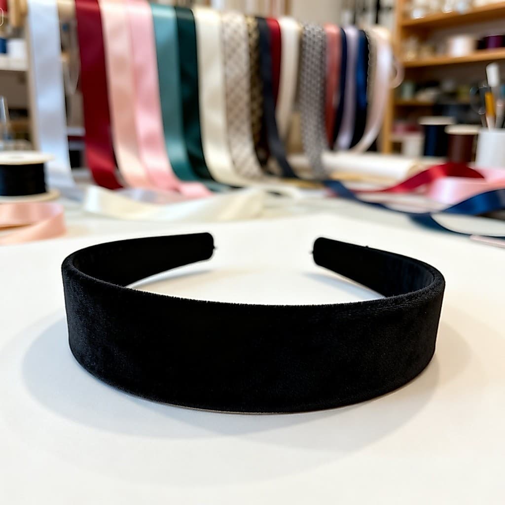 Tiara De Plástico Larga Para Turbante | 6 Unidades - Preto