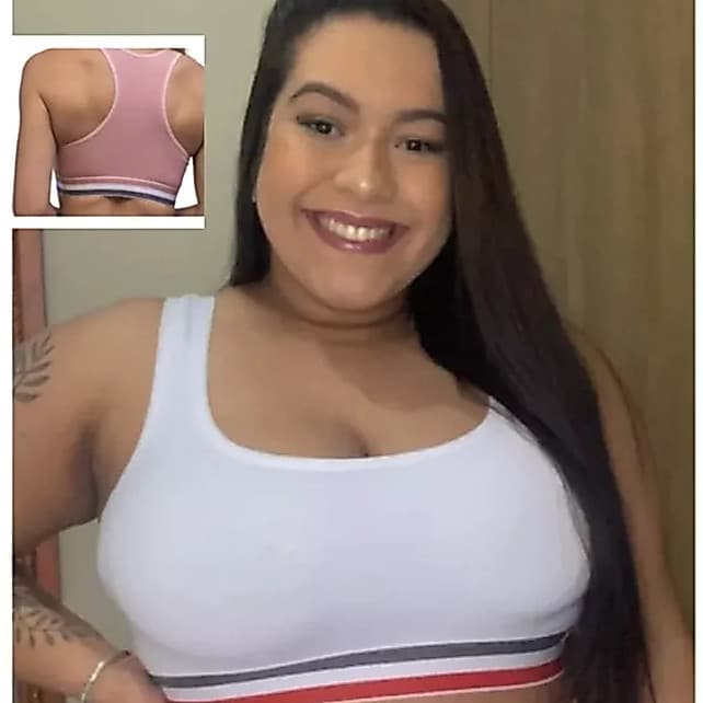 Top Nadador Microfibra Forrado Topper Algodão Adulto Para Academia Yoga Pilates Sutiã