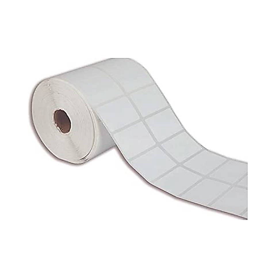 Etiqueta Adesiva Couche 50x30 (mm) 2 Colunas Branca