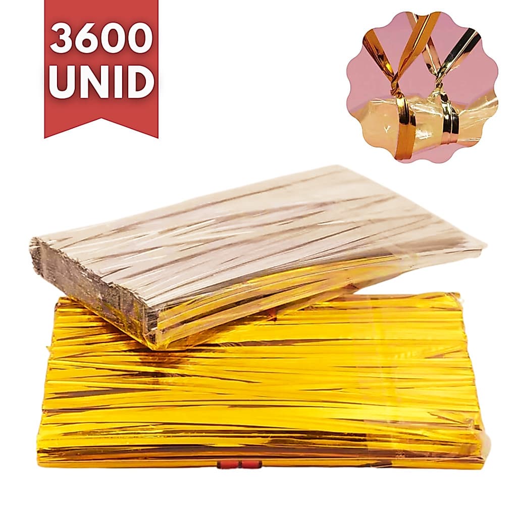 3600/4000 Amarrilho Fecho Prático Lacre Fácil De Arame 10cm