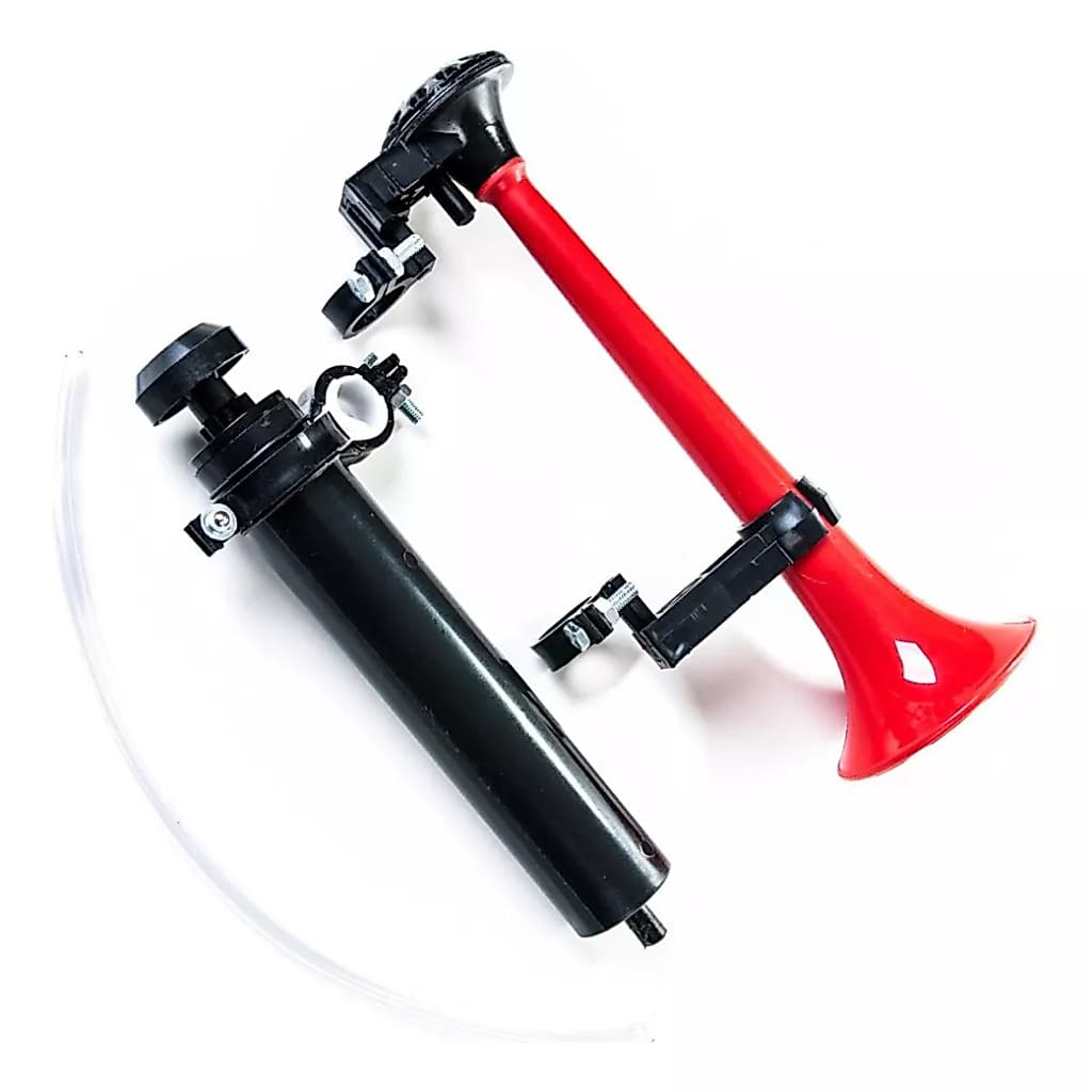 Buzina Ar Corneta Média 28cm Bicicleta Super Potente Forte Bike