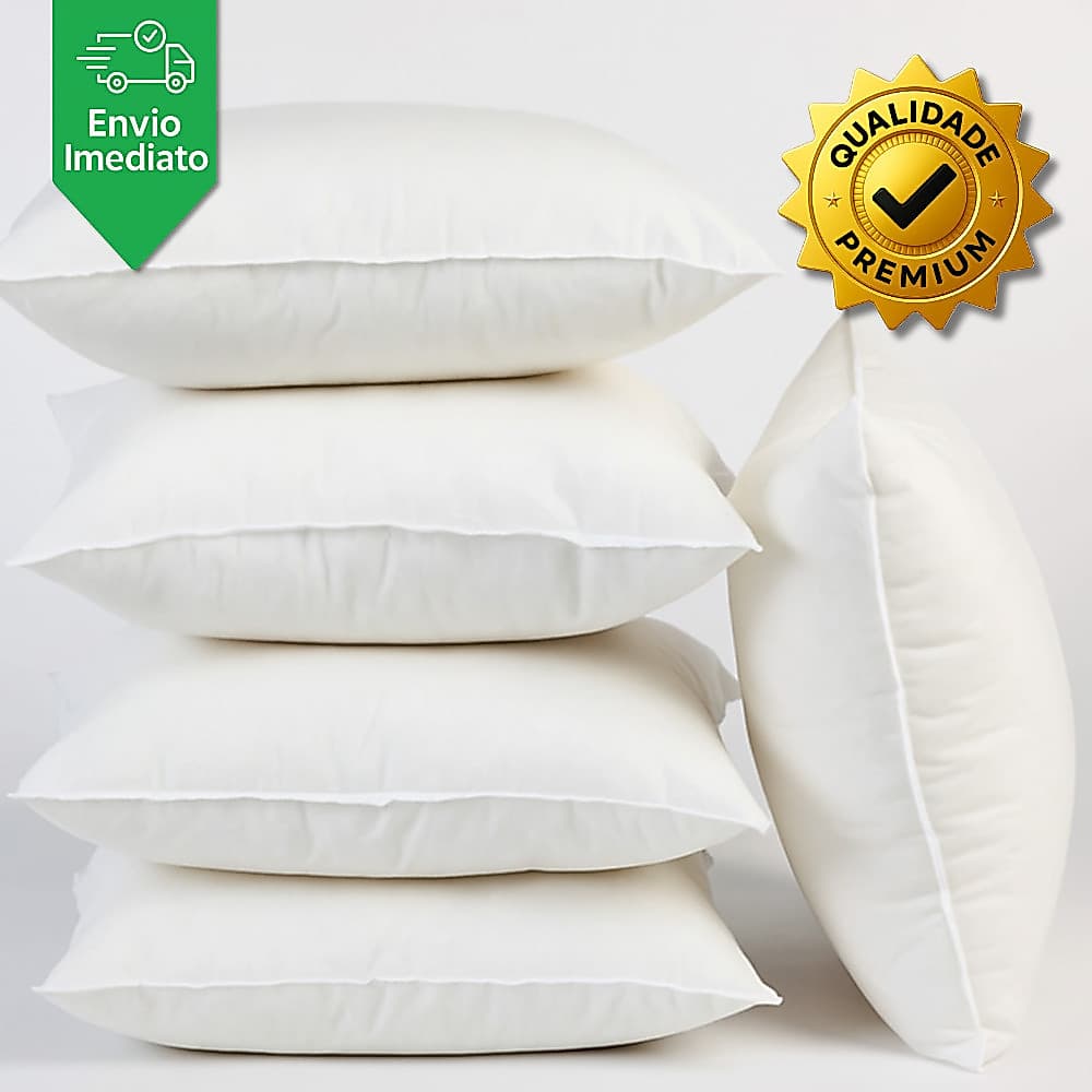 ENVIO FULL - Kit com 2 ou 4 Enchimento Almofadas 40x40 Floco de Espuma