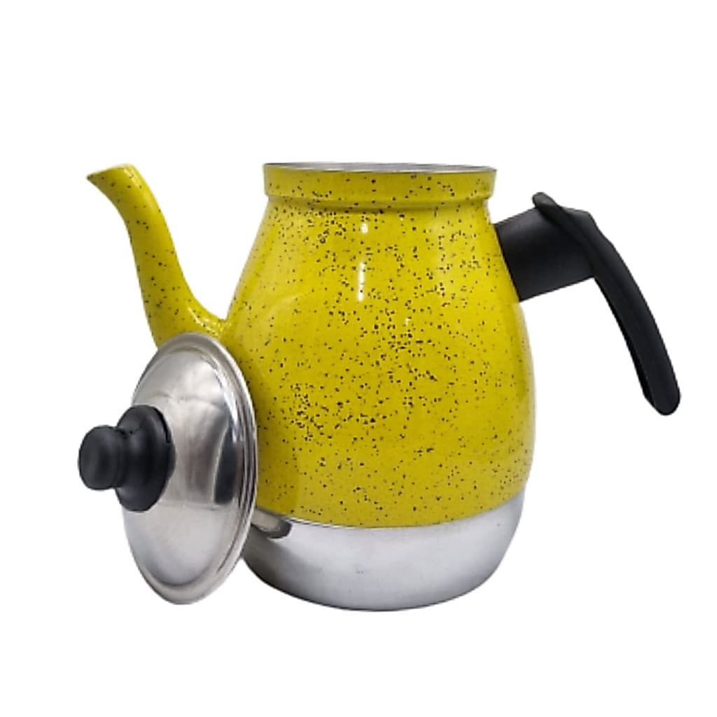 Bule de Cafe  Bule de Aluminio Bule de Chá Amarelo nº18 1,5 Litros.