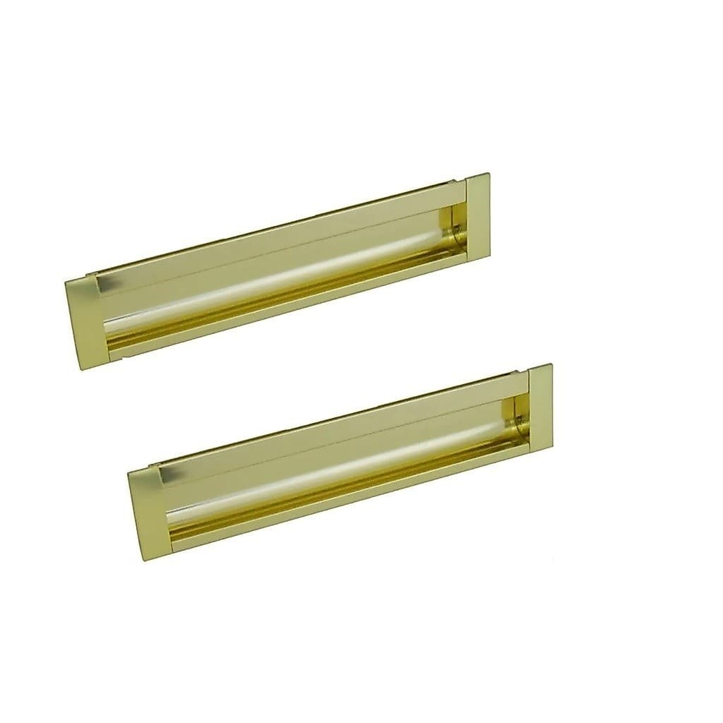 KIT PUXADOR CONCHA DOURADO ITALY LINE IL155 METAL 192MM