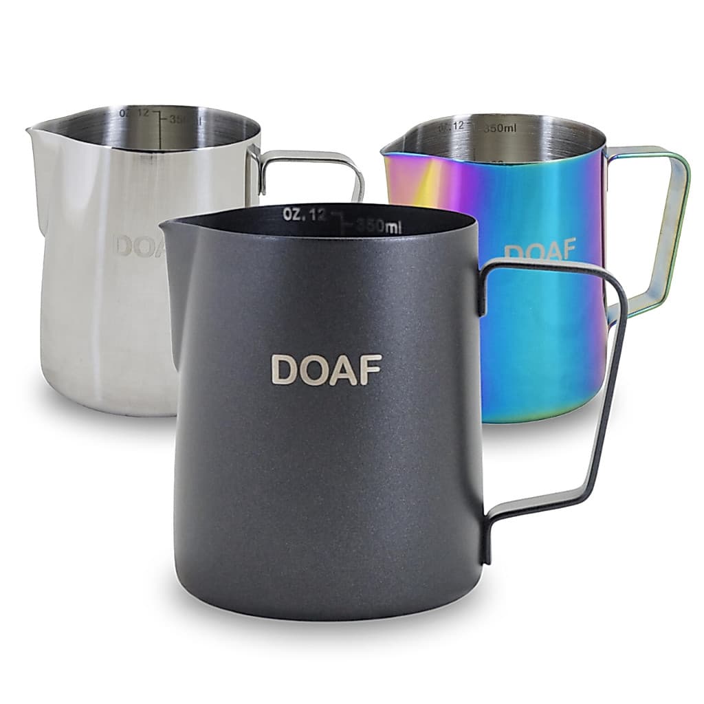 Jarra Leiteira Cremeira Pitcher Inox 350ml Com Marcação ML e OZ