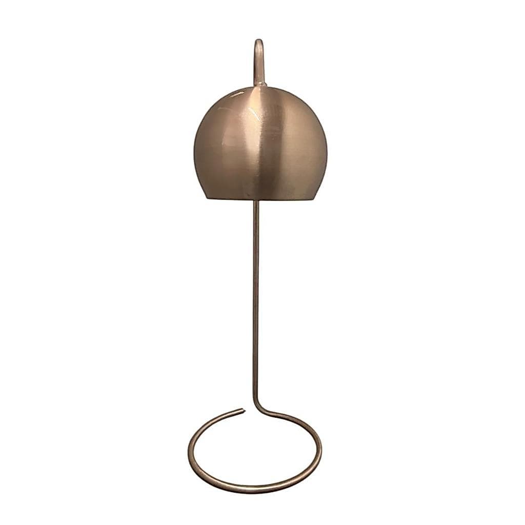 Abajur retro moderno cobre e prata