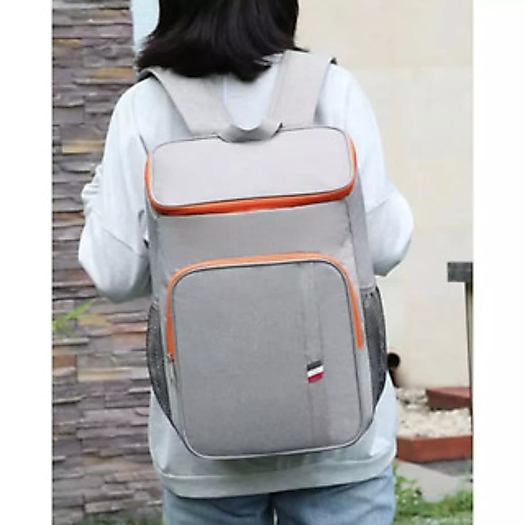 Mochila Térmica Cooler Capacidade 18L Impermeável Portátil Piquenique Quente Frio ref