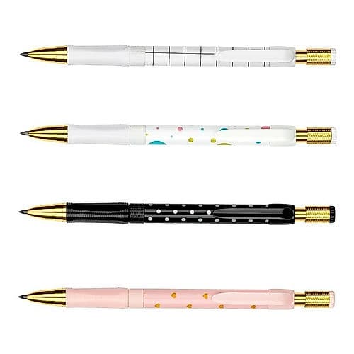 Lapiseira Estampada Grafite 2.0mm Com Apontador Lp2100 - Brw