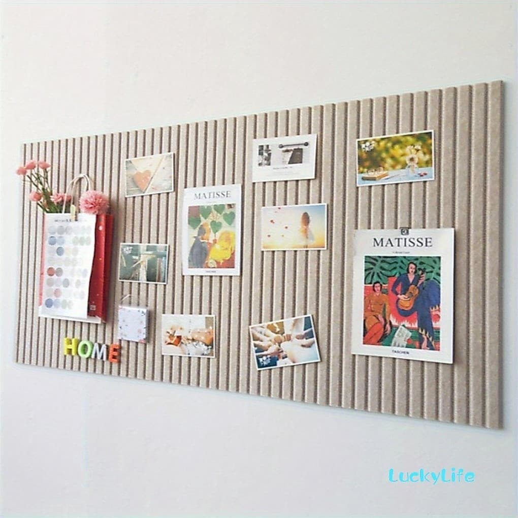 Quadro De Avisos De Feltro DIY Exibição De Fotos Autoadesivo Decoração De Parede De Escritório Doméstico