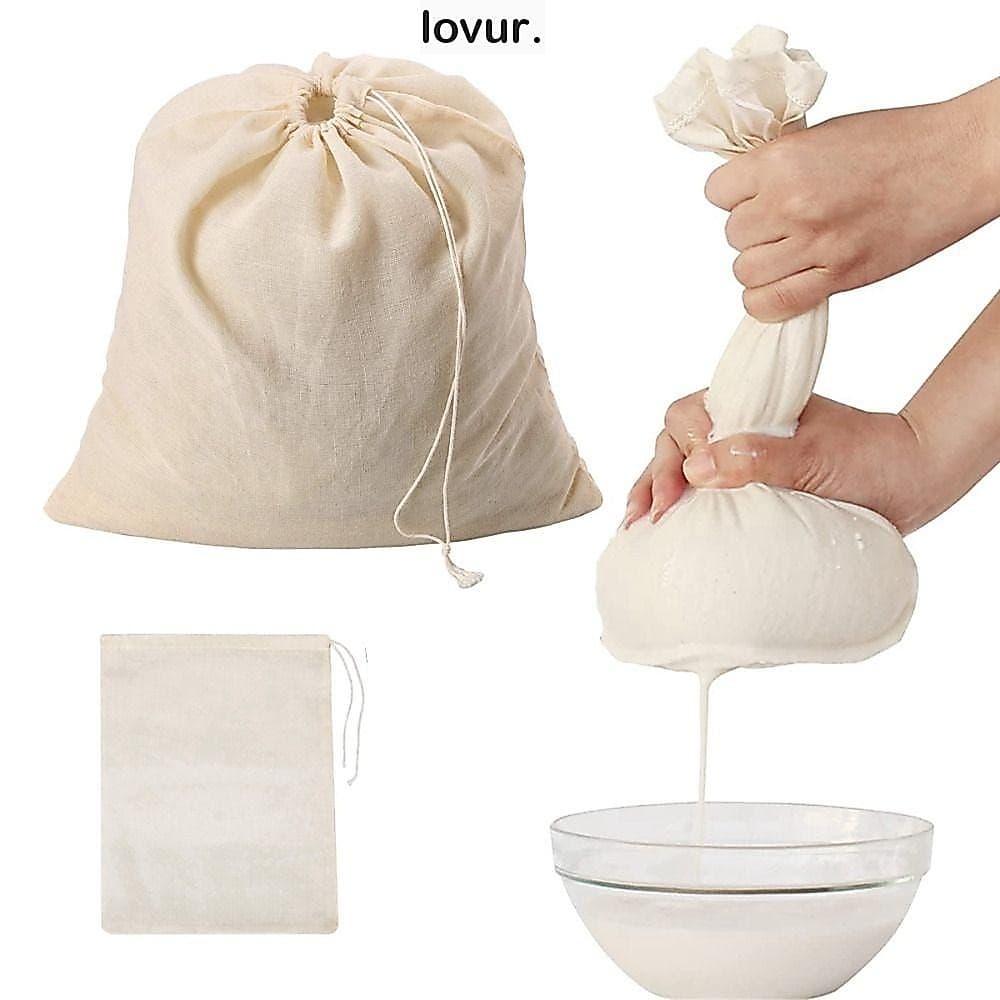 Pano De Queijo LOVUR , Sacos De Coador De Cerveja Fria Filtro Iogurte De Chá Leite De Porca Reutilizáveis Portáteis