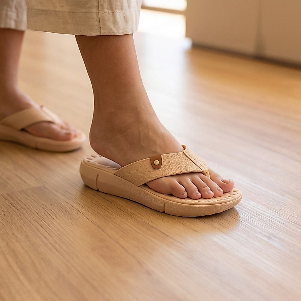 Chinelo Feminino Nuvem Ortopédico com Plataforma e Conforto