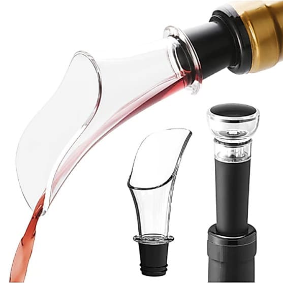Bico Dosador Aerador Decantador Instantâneo para Vinho Bebidas Universal Portátil
