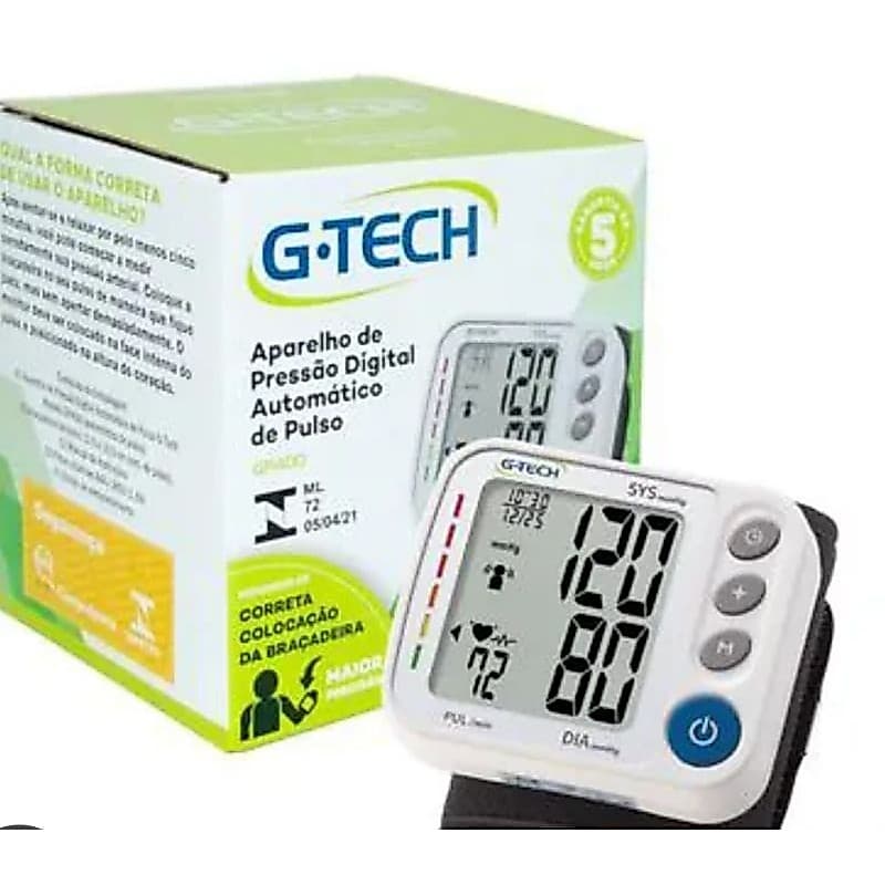 Medidor De Pressão Arterial Digital G-tech