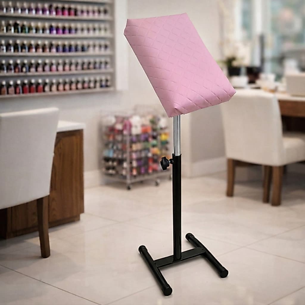 Apoio de Pés Podologia Pedicure Suporte de Pernas com Regulagem Resistente para Manicure Salão de Beleza