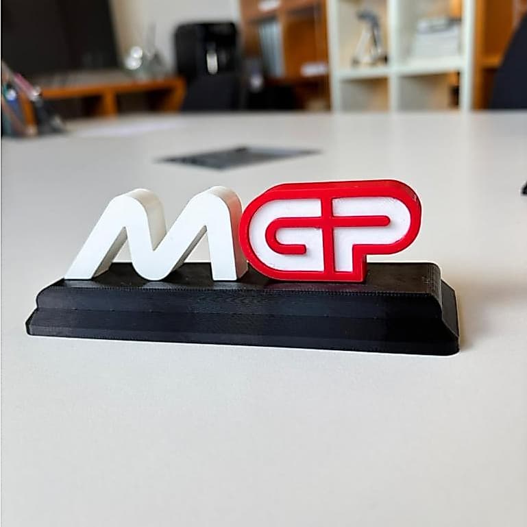 Logo MotoGP Decoração de Mesa Estante Expositor 3D Placa Decorativa Motociclismo Corrida Mundial de Moto Presente
