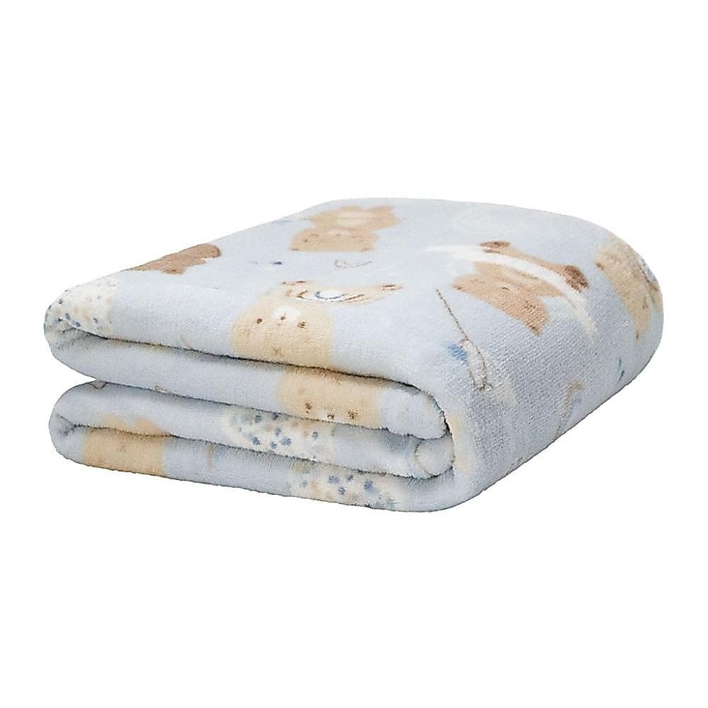 Cobertor de Bebê Hipoalergênico Camesa Ursinho - Manta/ Cobertor para bebê