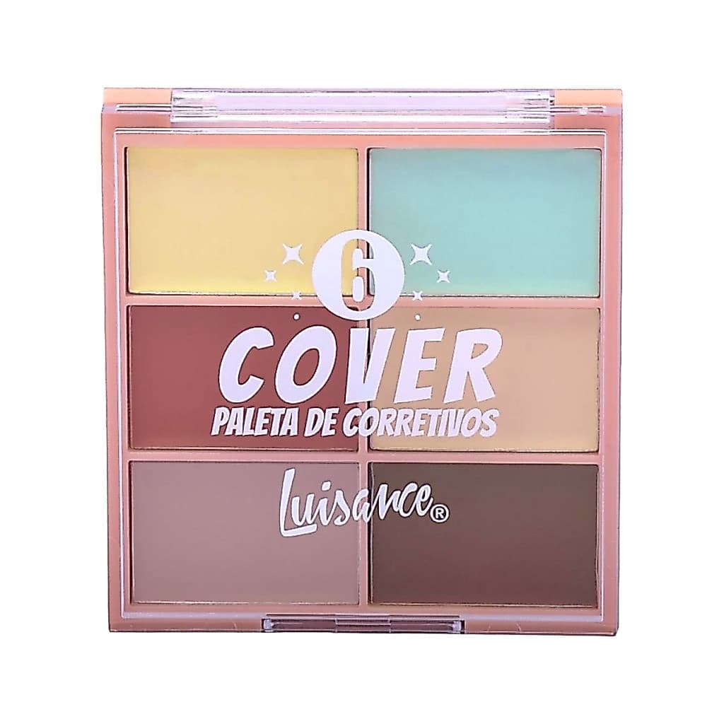 Paleta De Corretivos Cover 6 Cores Luisance