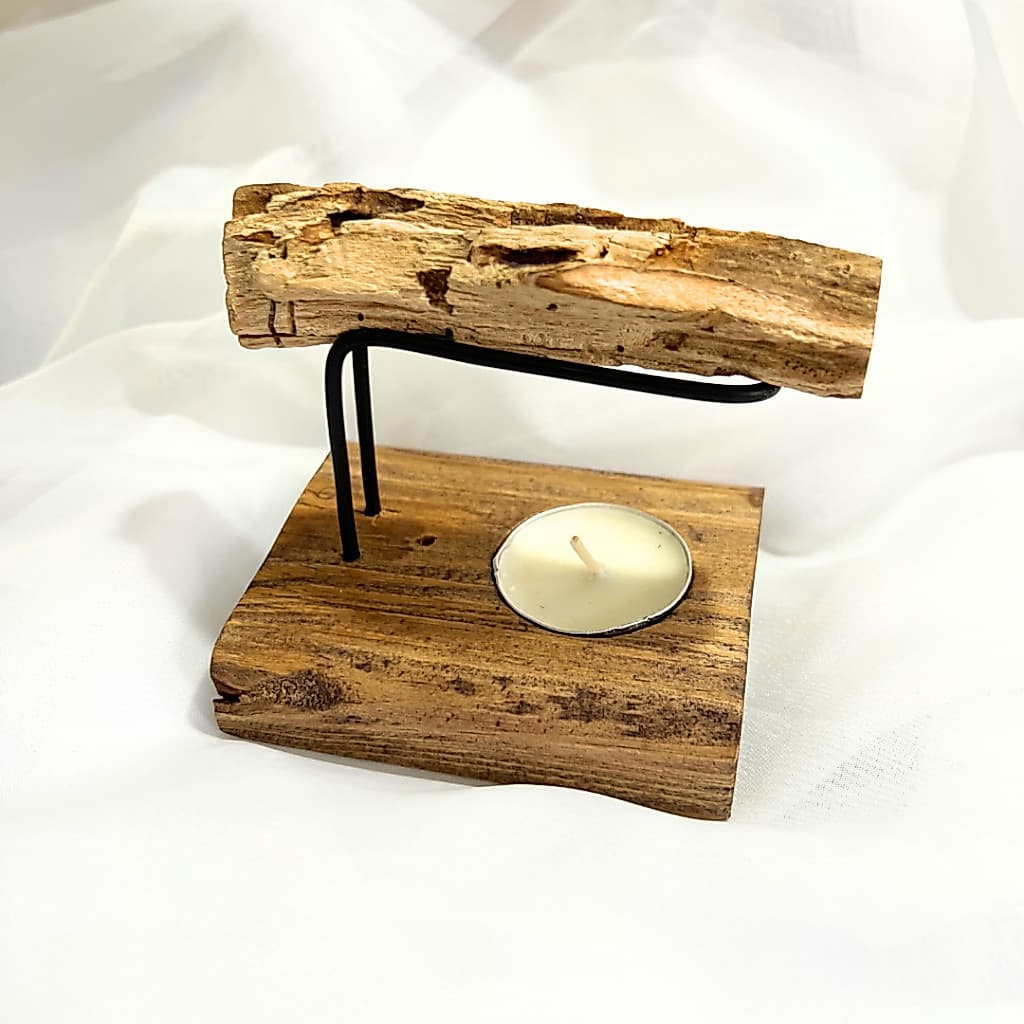 Incensário e suporte para Palo Santo + brinde