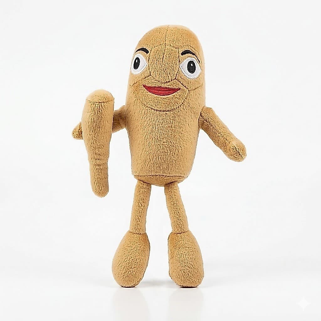 Boneco de Pelúcia Tung Tung Sahur 36cm - Plush Macio Personagem