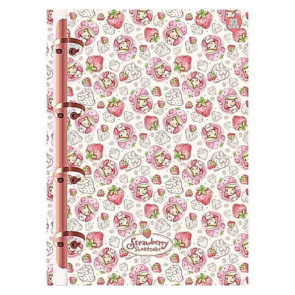 FICHÁRIO CADERNO ARGOLADO MORANGUINHO COLEGIAL ANIMATIVA