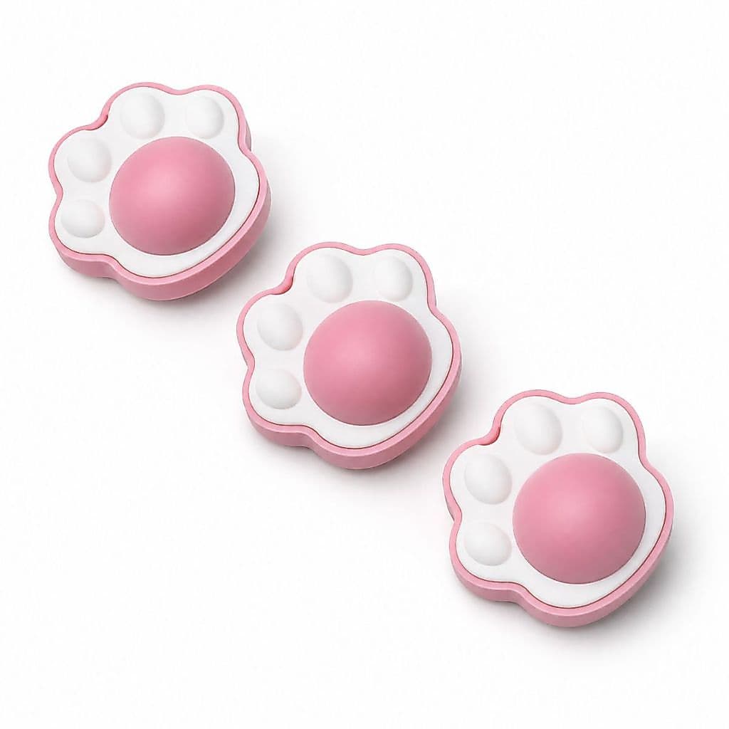 Kit 3 Brinquedos Patinha para Gatos Estimula Brincadeiras Catnip