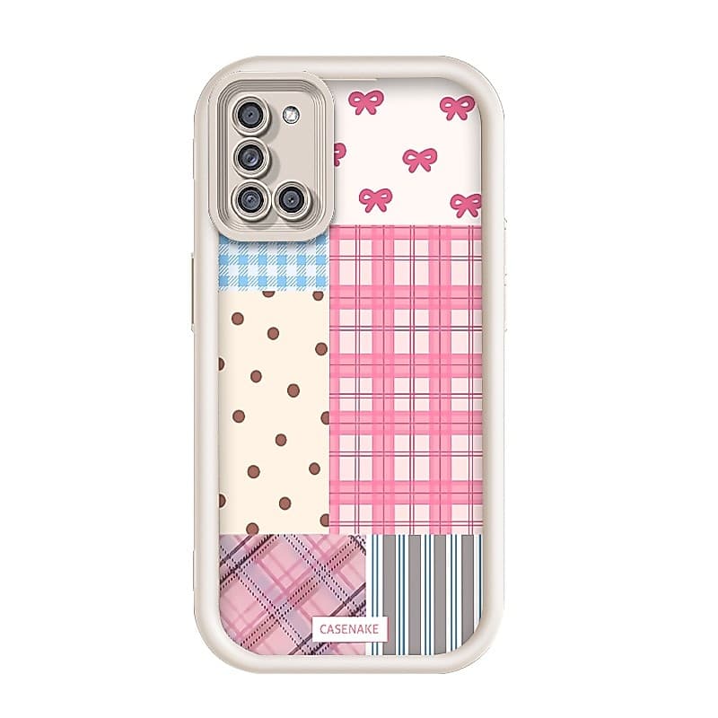 Para Samsung Galaxy A31 , Capa De Telefone De Cor Contrastante Estilo Menina Doce