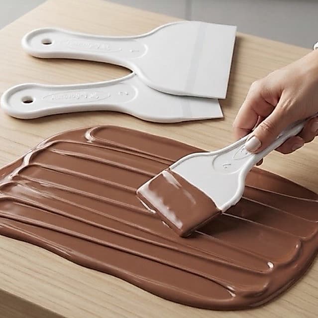Espátula Chocolate Cookie Brownie Massas Bolo Plastico Resistente