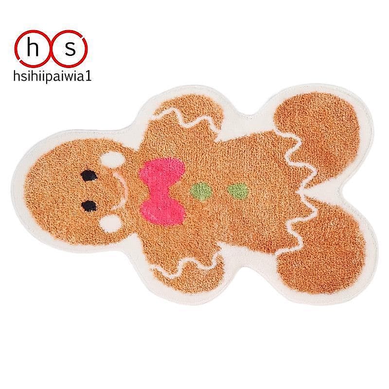 Tapetes De Banho De Gengibre Tapete De Natal Bonito Banheiro Diversão