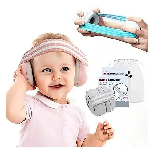 Abafador Ruído Auricular Infantil Confortável Bebê Protetor De Ruidos