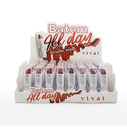 Batom Bastão Matte All Day Vivai