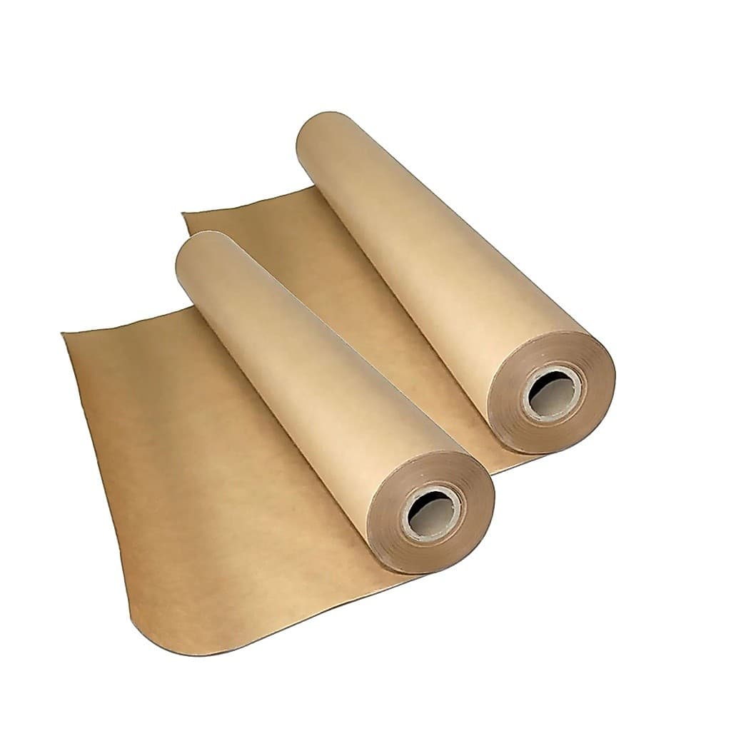 Kit 2 Papel Semi Kraft Bobina 60cm 2kg Gramatura Resistente