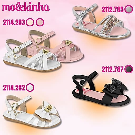 Sandália Infantil Molekinha Diversos Modelos
