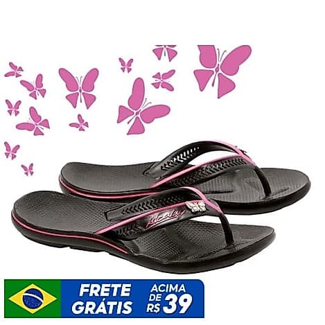 Chinelo Feminino Alcalay Confortável Ortopédico Macio Vegano Black Friday