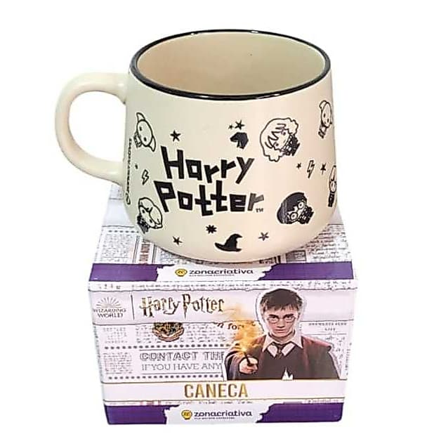 Caneca Harry Potter Moma 500 ml Oficial Presente Geek