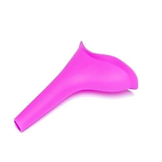 Urinol de Silicone Feminino Para Fazer Xixi Em Pé Higienico Praticidade Lavavel Portátil Banheiro