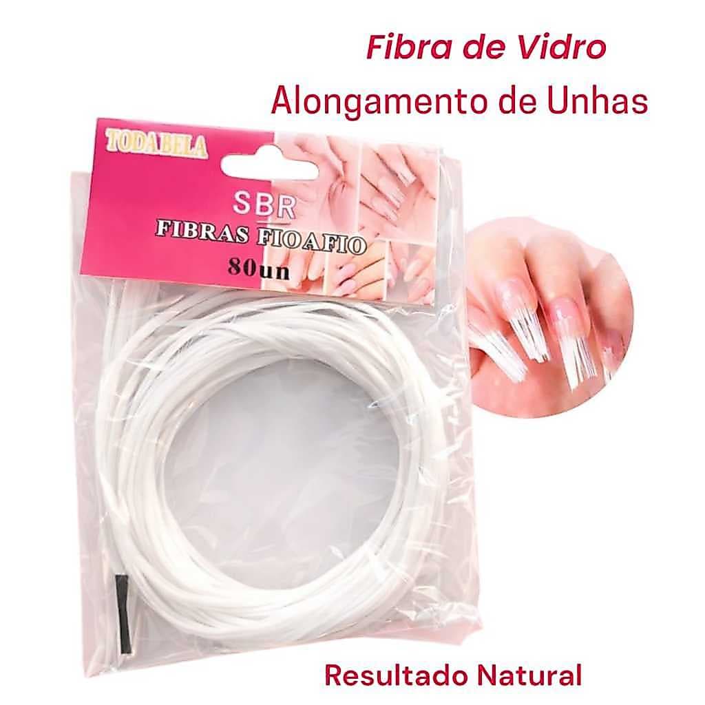 Fibra de Vidro Unhas Fio a Fio Alongamento Gel UV Led Profissional