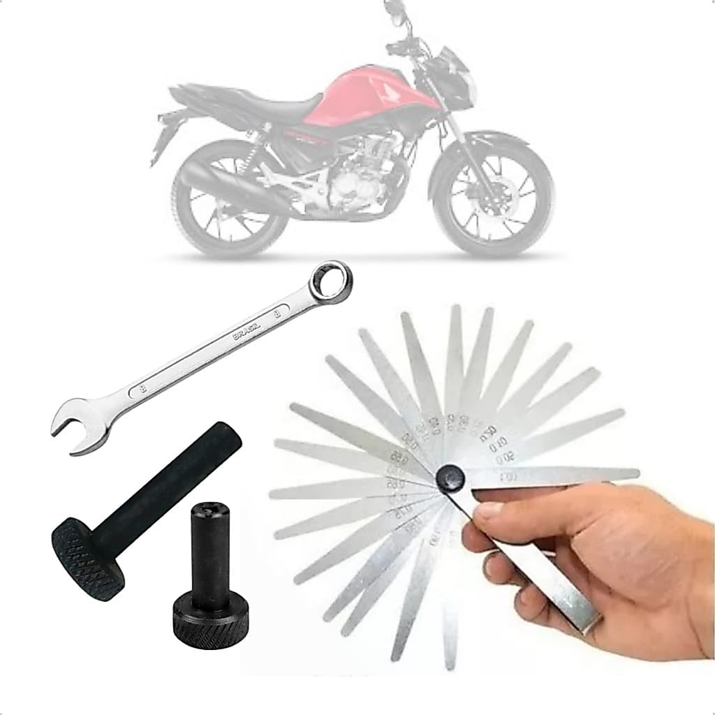 Regulador Válvula Calibre Lamina - Chave Combinada Moto